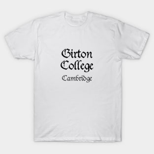 Cambridge Girton College Medieval University T-Shirt